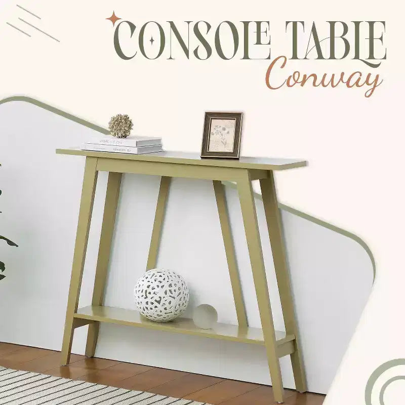 Kings Brand Furniture Console Table - Narrow Sofa Table with Storage Shelf for Hallway, Front Hall, Entryway, Living Room