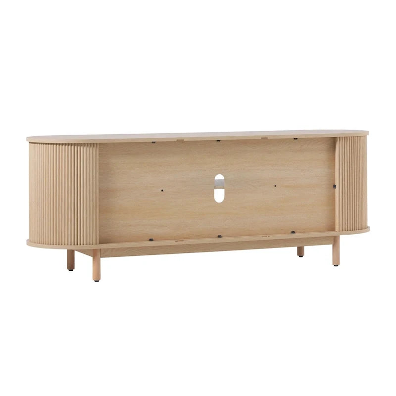 Middlebrook Modern Reeded 60-inch TV Stand with Rounded Edges