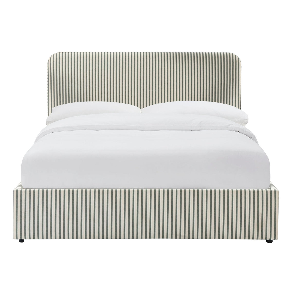 Storage Bed - Sage Stripe