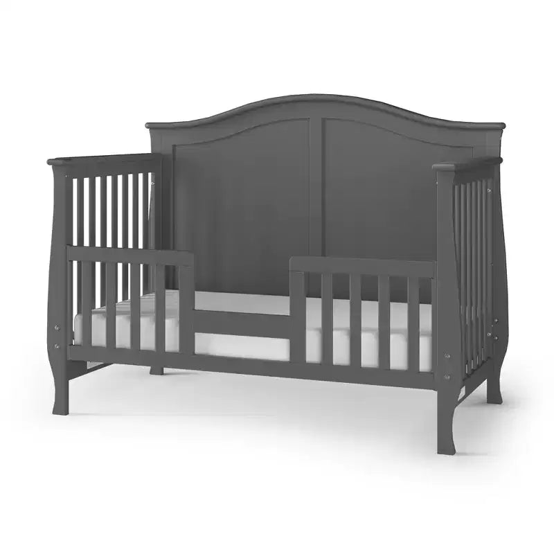 4-in-1 Convertible Crib, Converts to Day Bed, Toddler Bed and Full Size Bed, 3 Mattress Positions, Baby Safe Finish