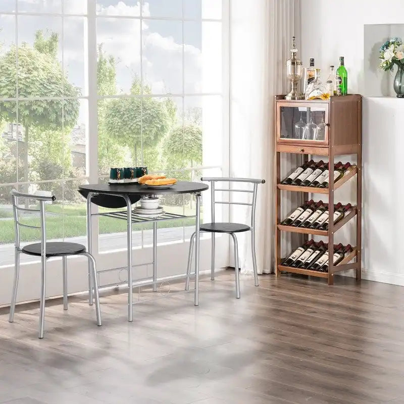 31.5 Drop Leaf Dining Table for Small Space,Small Kitchen Table Set for 2
