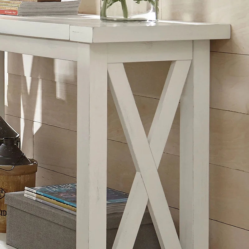 Homestyles Seaside Lodge Off-White Console Table