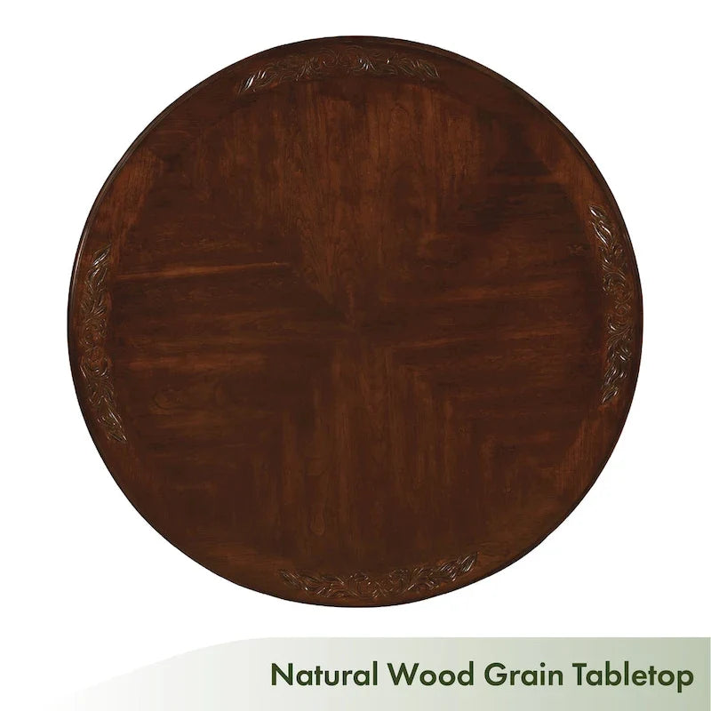 Formal Brown Cherry 48-inch Dining Table