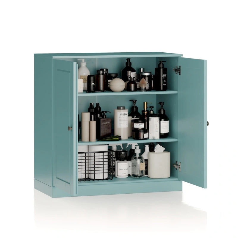 Palace Imports 100% Solid Wood 32 Bathroom Cabinet with Solid Doors and Adjustable Shelves