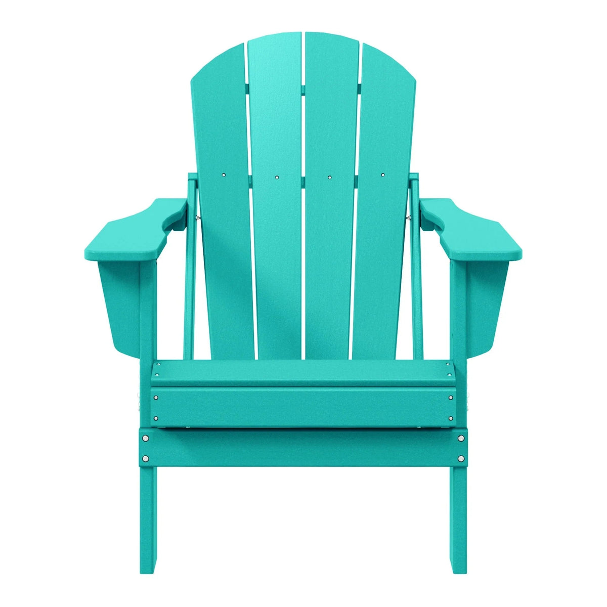 Polytrends Laguna Fade Resistant All Weather Outdoor Patio Folding Adirondack Chair