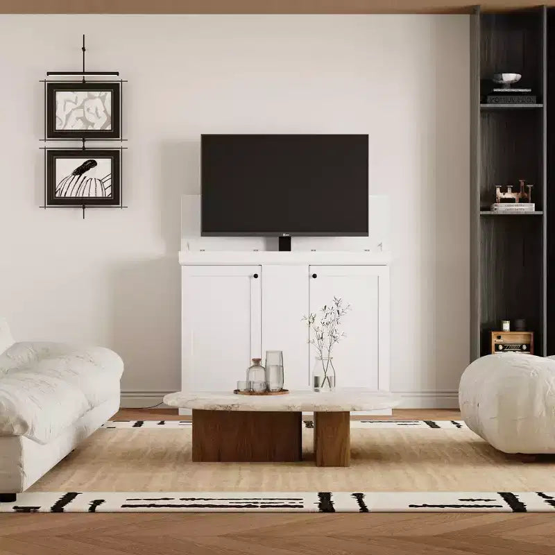 Smart Lift Gaming Station, Adjustable Height, Dual Cable Management, for 50 Screens