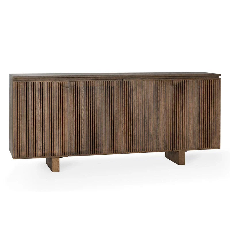 Classic Home Roya Oak Veneer Sideboard Buffet