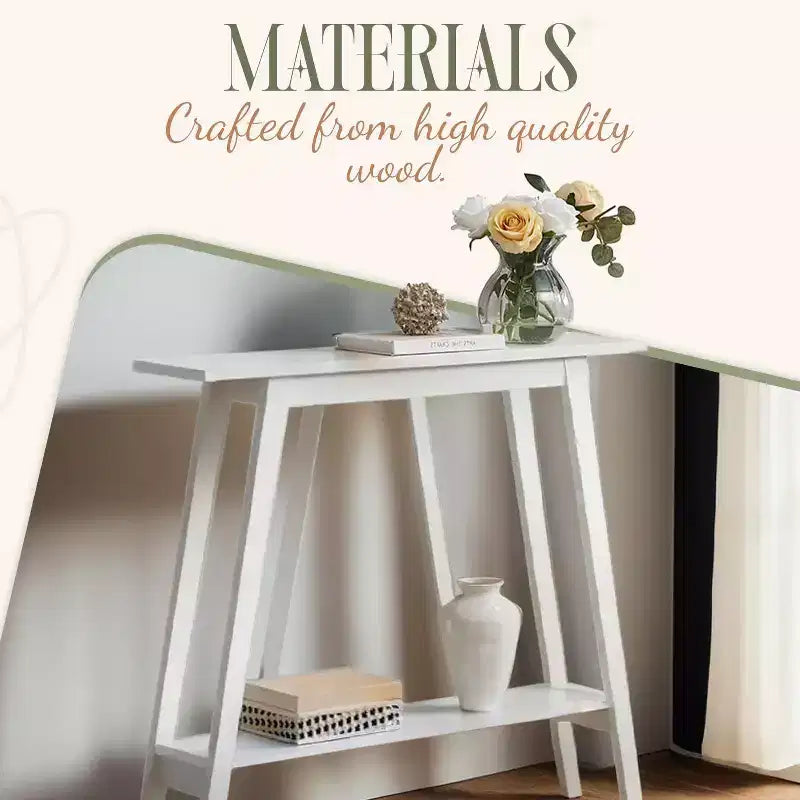 Kings Brand Furniture Console Table - Narrow Sofa Table with Storage Shelf for Hallway, Front Hall, Entryway, Living Room