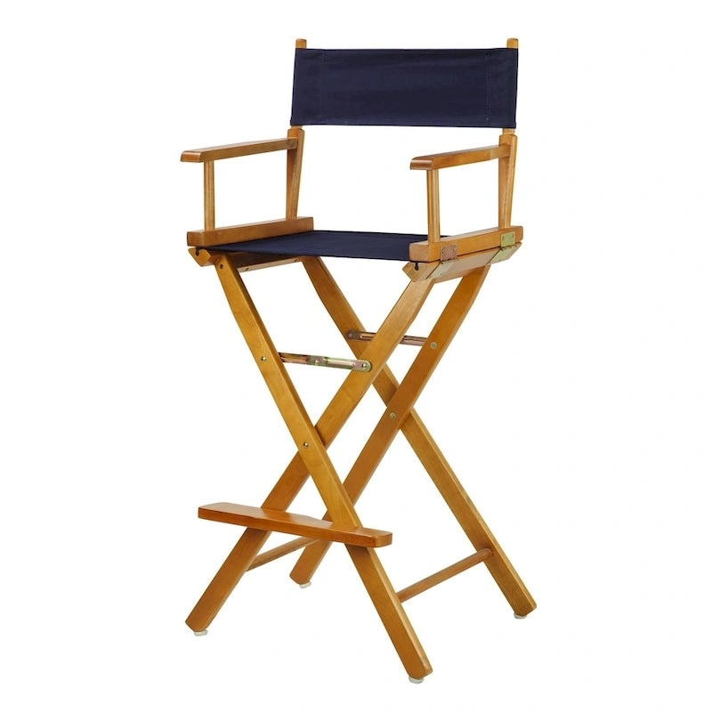 Honey Oak Frame 30-inch Directors Chair