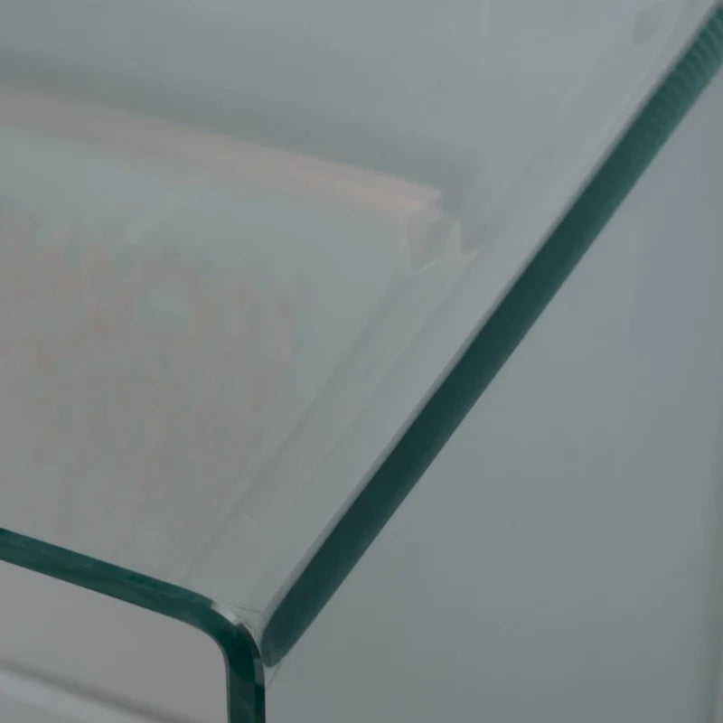 Ramona Tempered Glass Office Desk by Christopher Knight Home