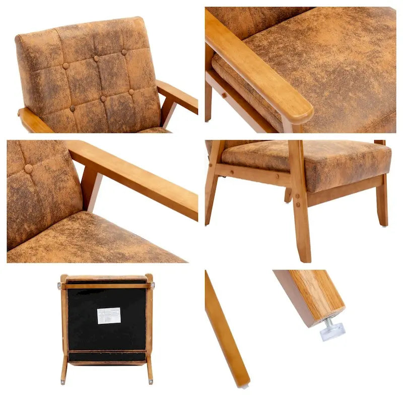 Accent Chairs Set of 2 with Side Table Arm Chair for Living Room Bedroom Office - 30.71H*25.39W *27.95D