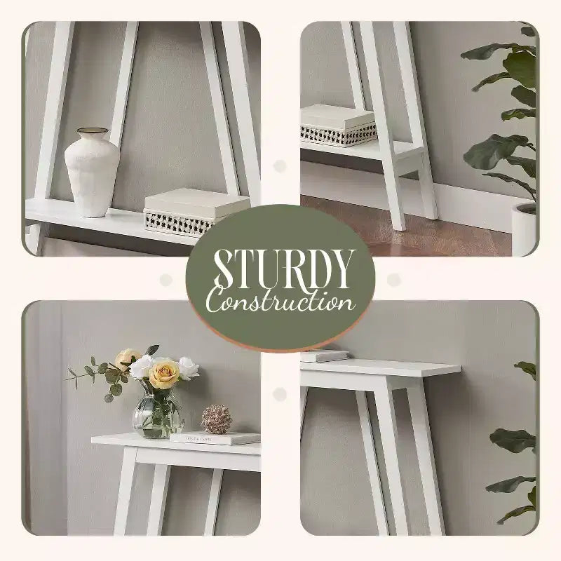 Kings Brand Furniture Console Table - Narrow Sofa Table with Storage Shelf for Hallway, Front Hall, Entryway, Living Room