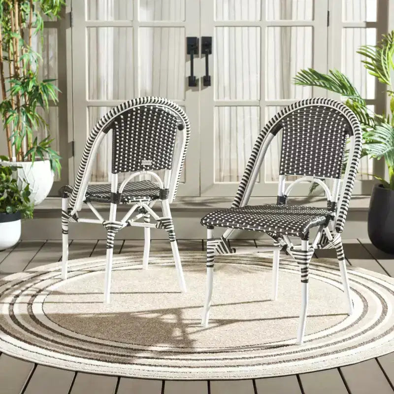 Torino Side Chair Indoor/Outdoor (Set of 2) - PAT7550 - Safavieh
