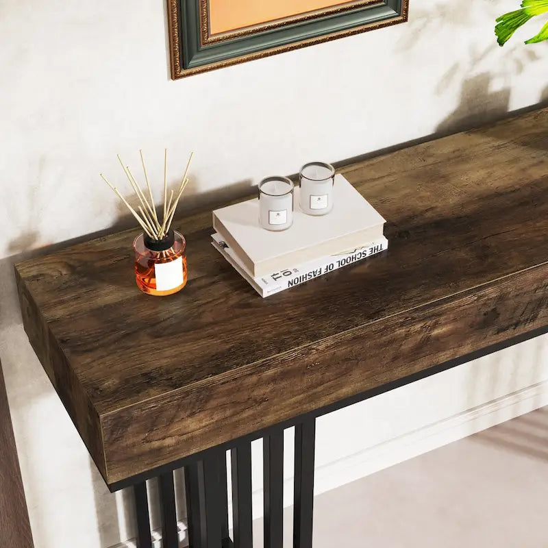 55-inch Console Sofa Hall Table for Entryway