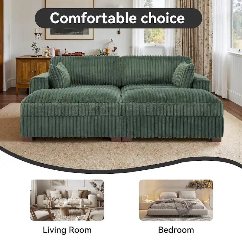 Modular Sectional Fabric Sofa for Living Room & Bedroom