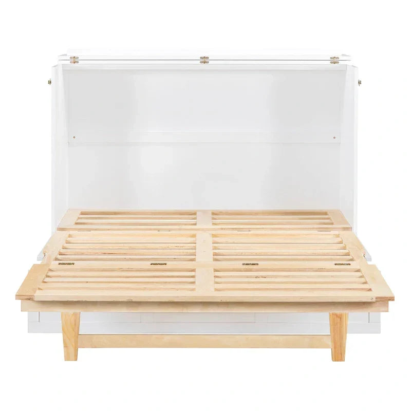 Nestfair Full Size Murphy Bed with Large Drawers