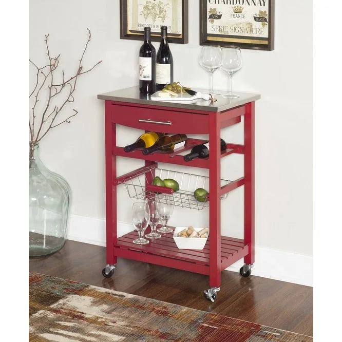 Jake Compact Mobile Rolling Kitchen Cart