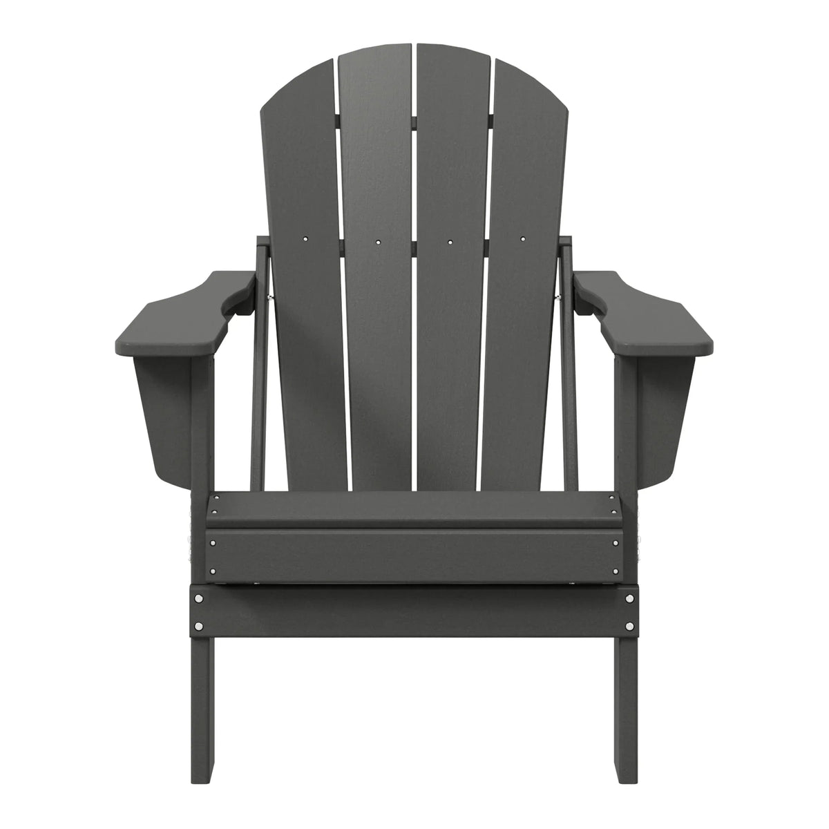 Polytrends Laguna Fade Resistant All Weather Outdoor Patio Folding Adirondack Chair