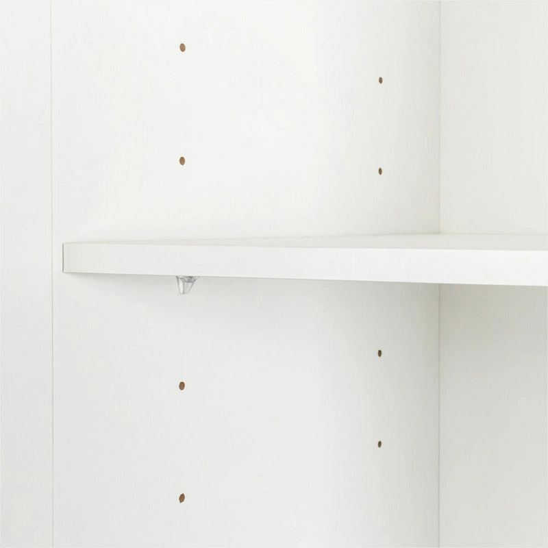 Armoire de rangement empilable, blanc