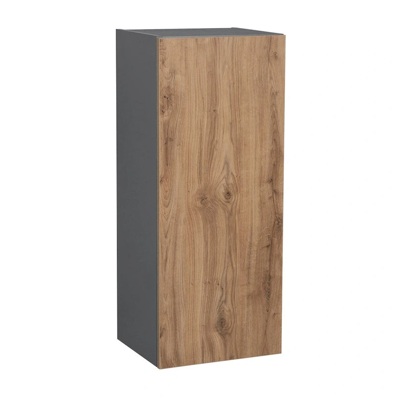 Meuble haut 18 x 36 - Une porte - Gris - 18 x 36 x 12