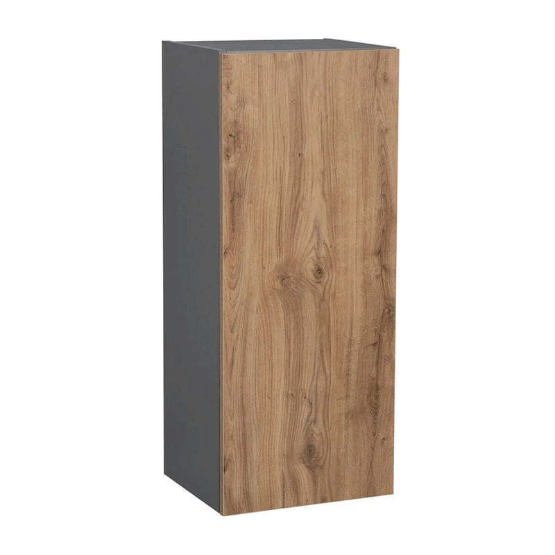 Meuble haut 18 x 36 - Une porte - Gris - 18 x 36 x 12
