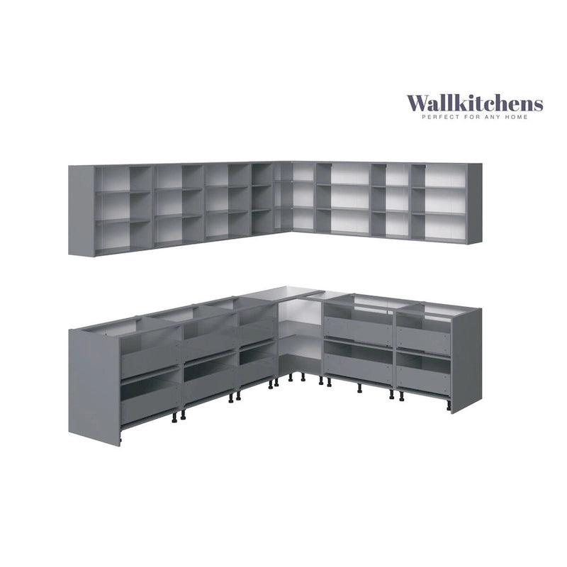 Collection Culinaire de Cuisine Base Couleur Grise Taille 3M de Large - 94x120