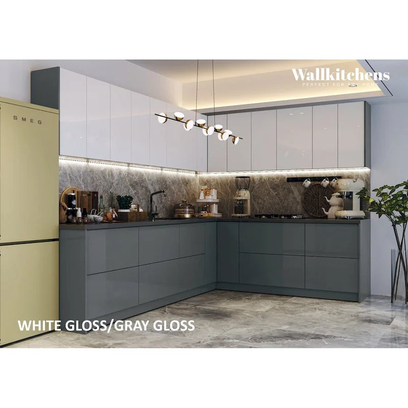Collection Culinaire de Cuisine Base Couleur Grise Taille 3M de Large - 94x120