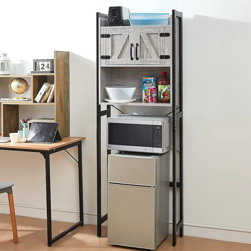 Dorm Hutch - Organisateur à suspendre au-dessus du réfrigérateur - 23,60L x 9,85P x 74H