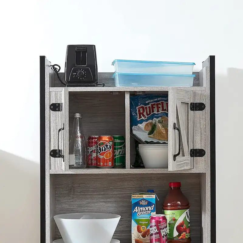 Dorm Hutch - Organisateur à suspendre au-dessus du réfrigérateur - 23,60L x 9,85P x 74H