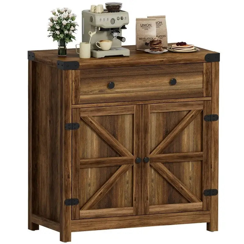 Meuble d'appoint pour bar à café – 15,75P x 31,5L x 33,46H