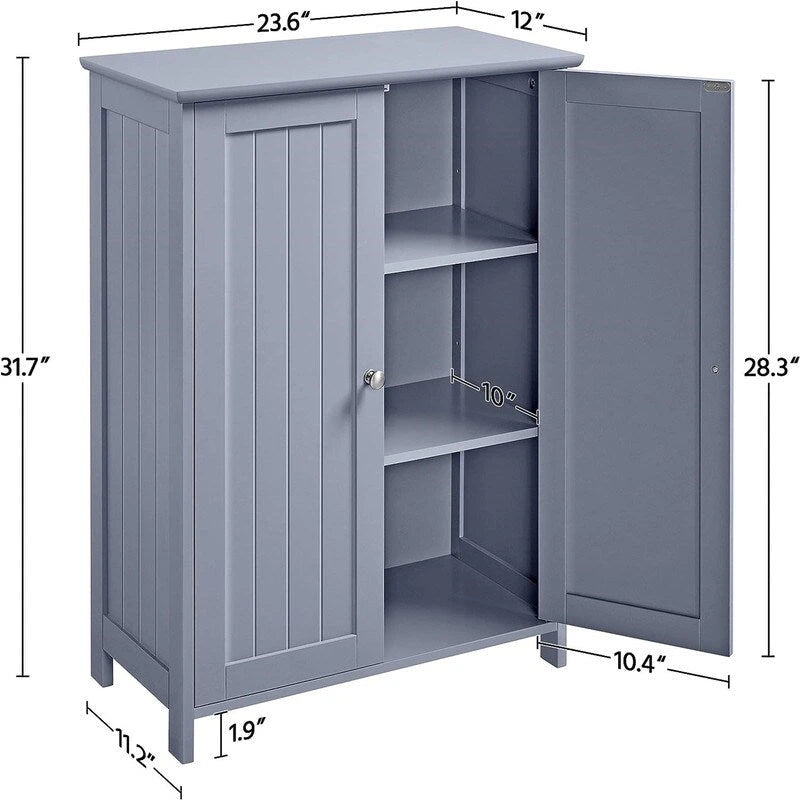 Meuble bas de salle de bain à double porte