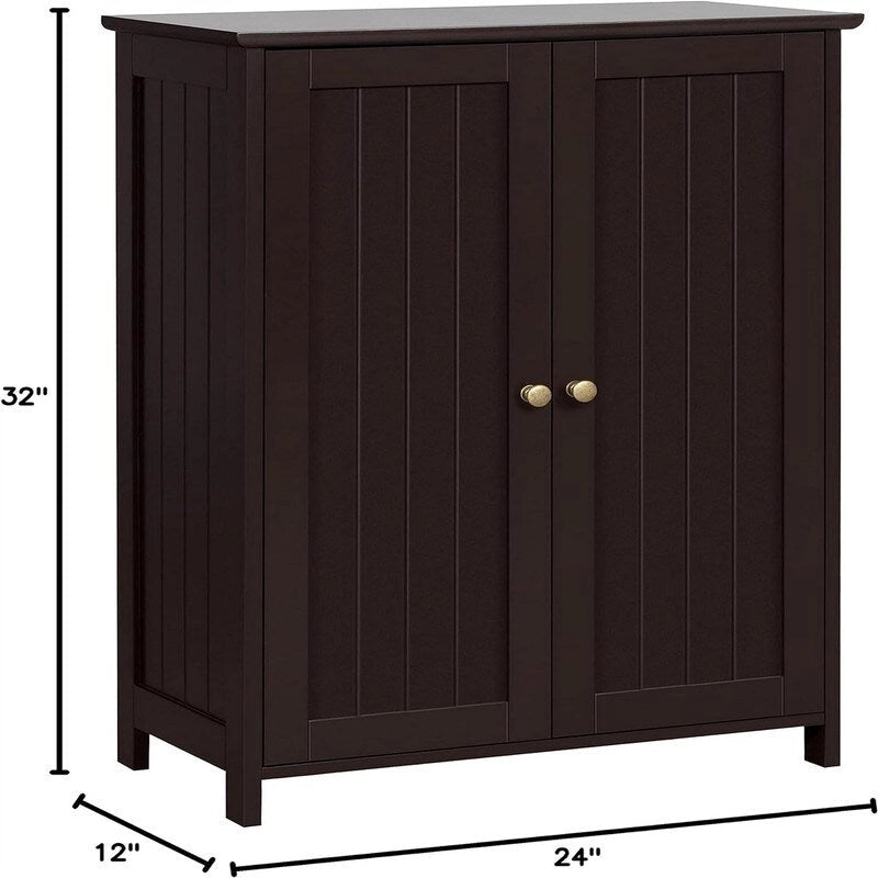 Meuble bas de salle de bain à double porte