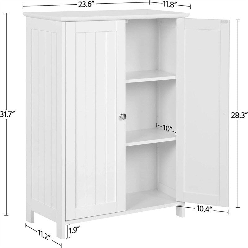 Meuble bas de salle de bain à double porte