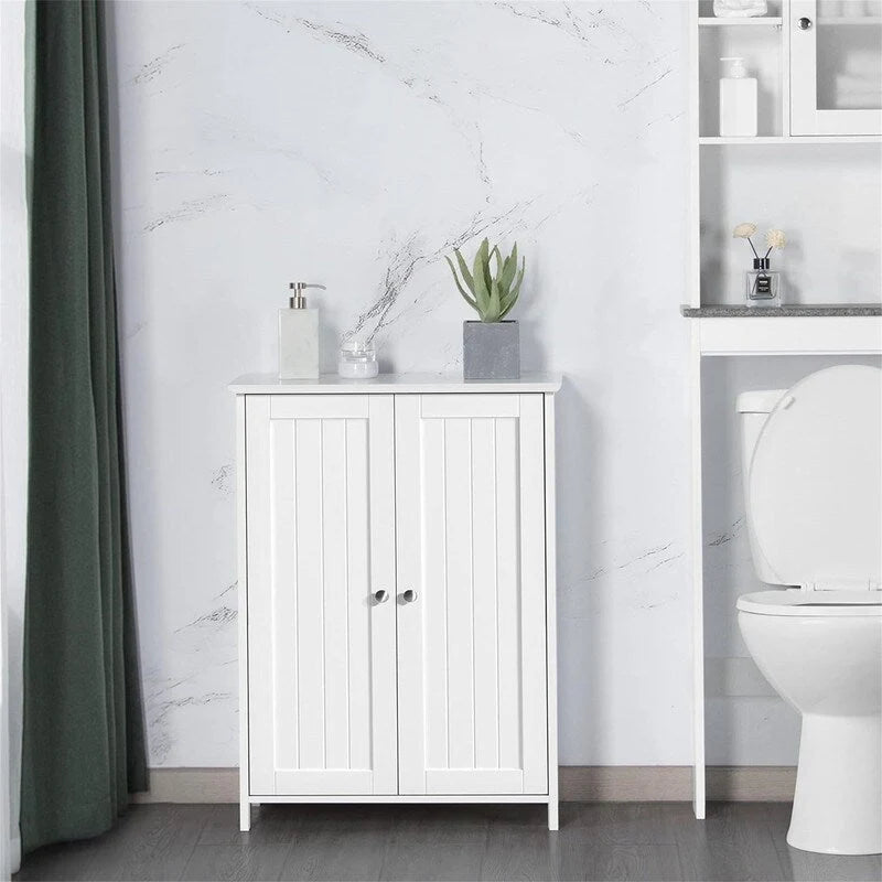 Meuble bas de salle de bain à double porte