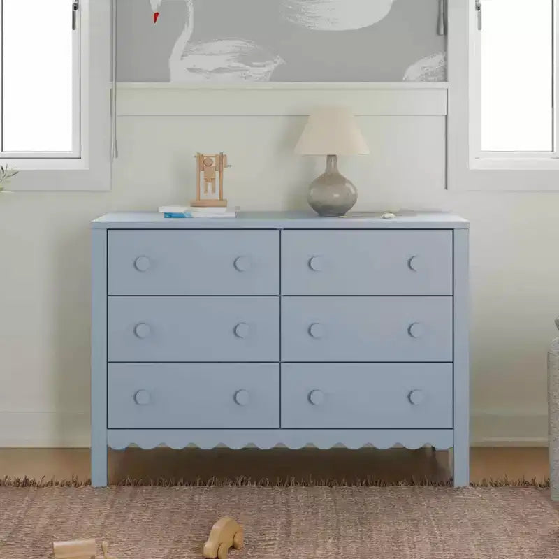 Scallop 6-Drawer Dresser