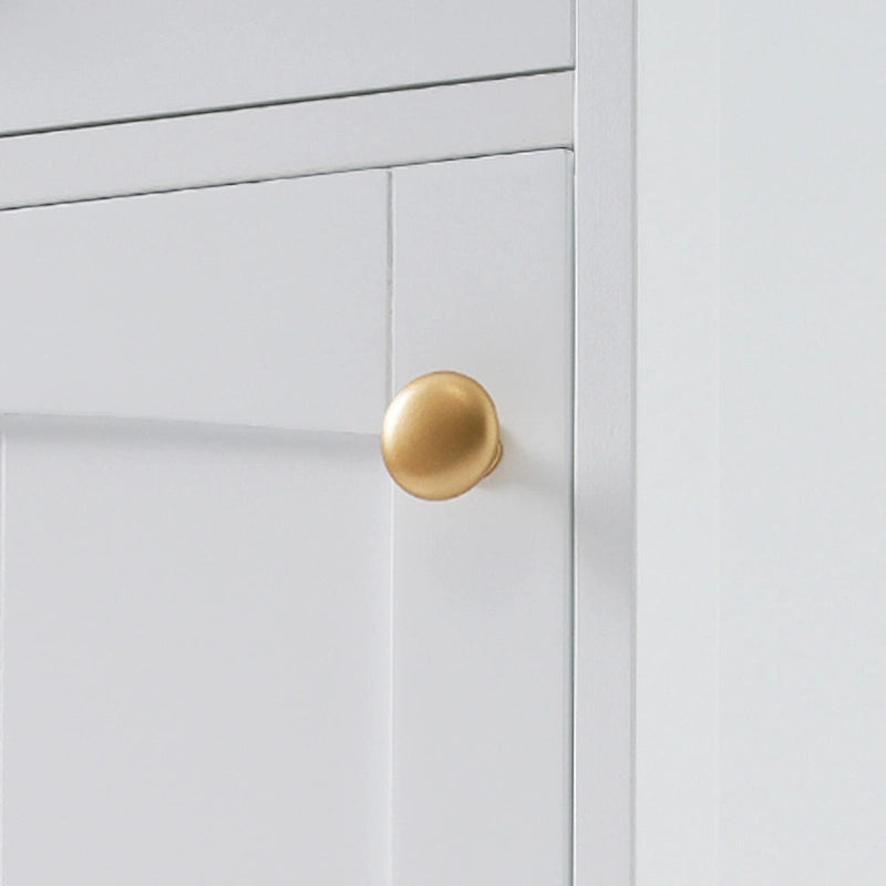 Armoire de salle de bain haute avec portes vitrées