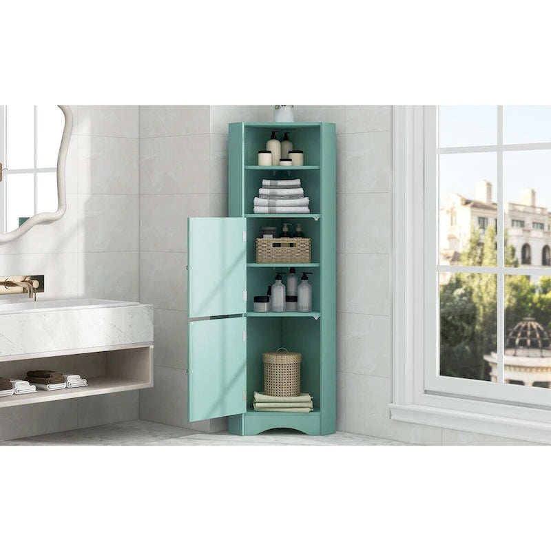 Armoire de rangement autoportante avec portes