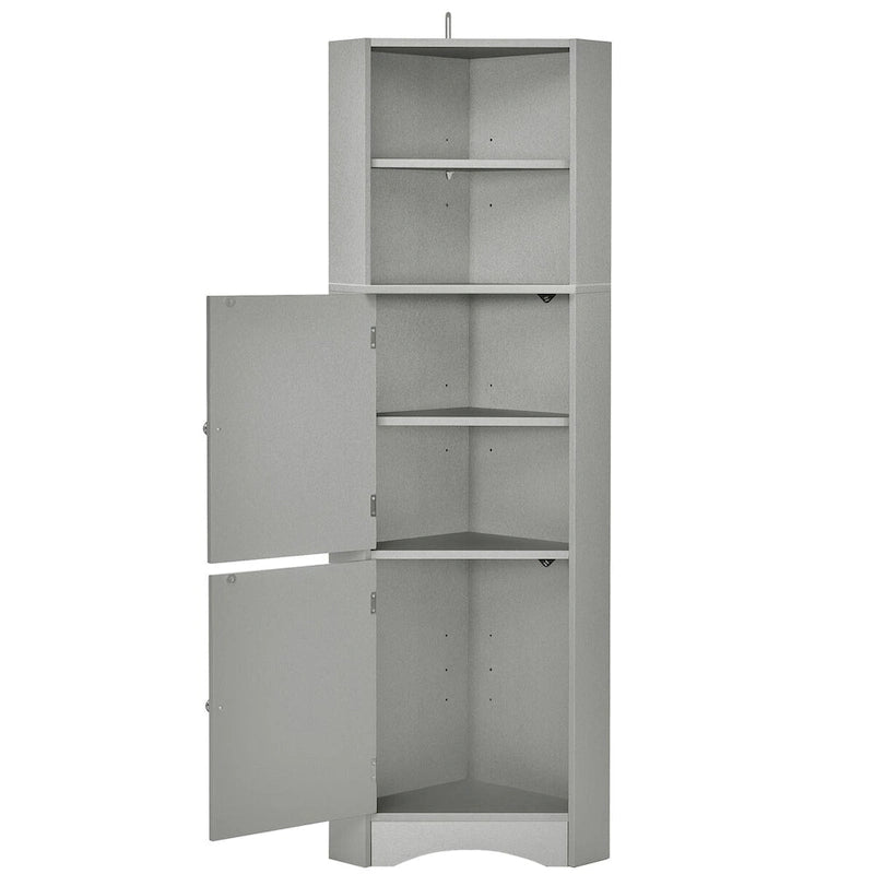 Armoire de rangement autoportante avec portes