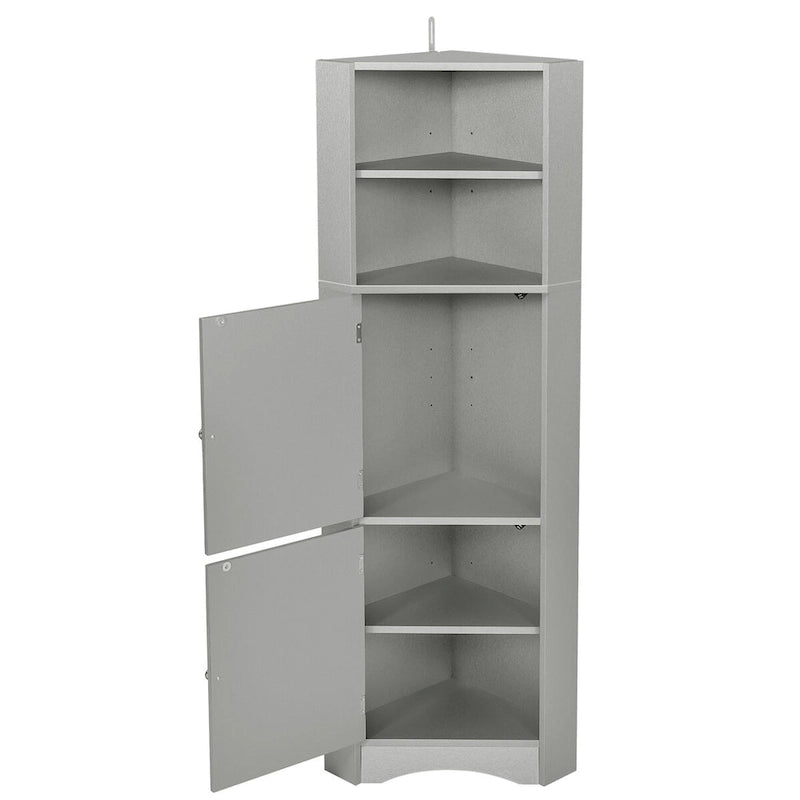 Armoire de rangement autoportante avec portes