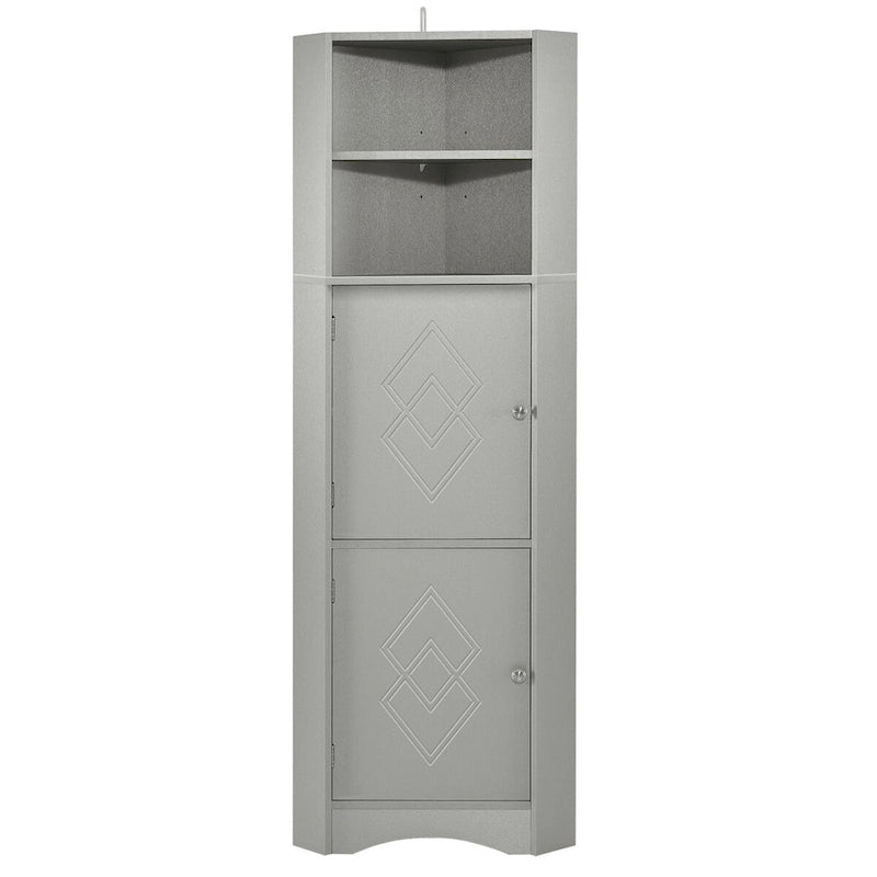 Armoire de rangement autoportante avec portes