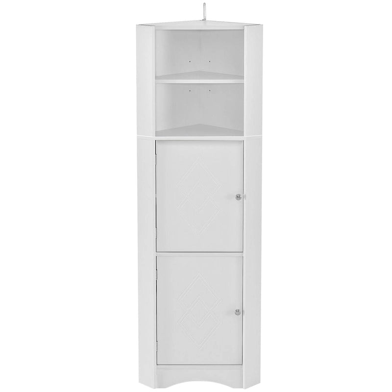 Armoire de rangement autoportante avec portes