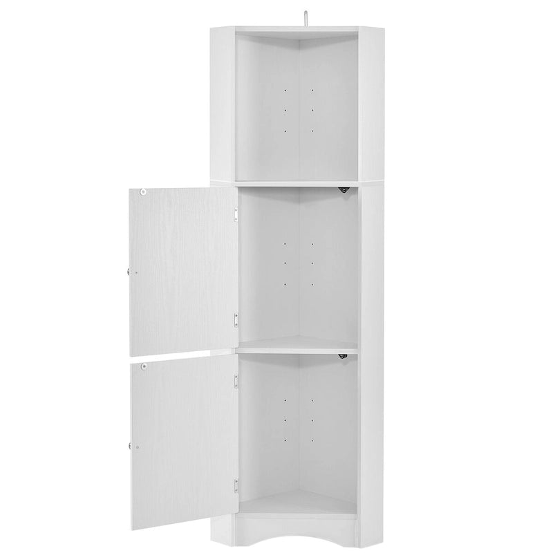 Armoire de rangement autoportante avec portes