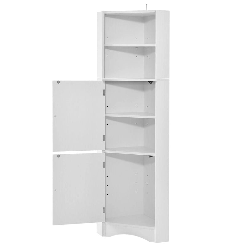 Armoire de rangement autoportante avec portes