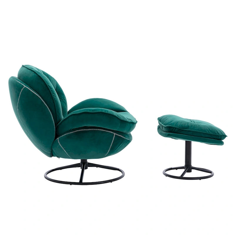 Accent chair TV Chair Living room Chair with Ottoman