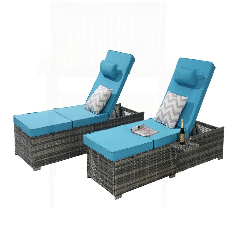 Outstanding Outdoor Chaise Lounge Chair Set for Relaxation and Leisure
