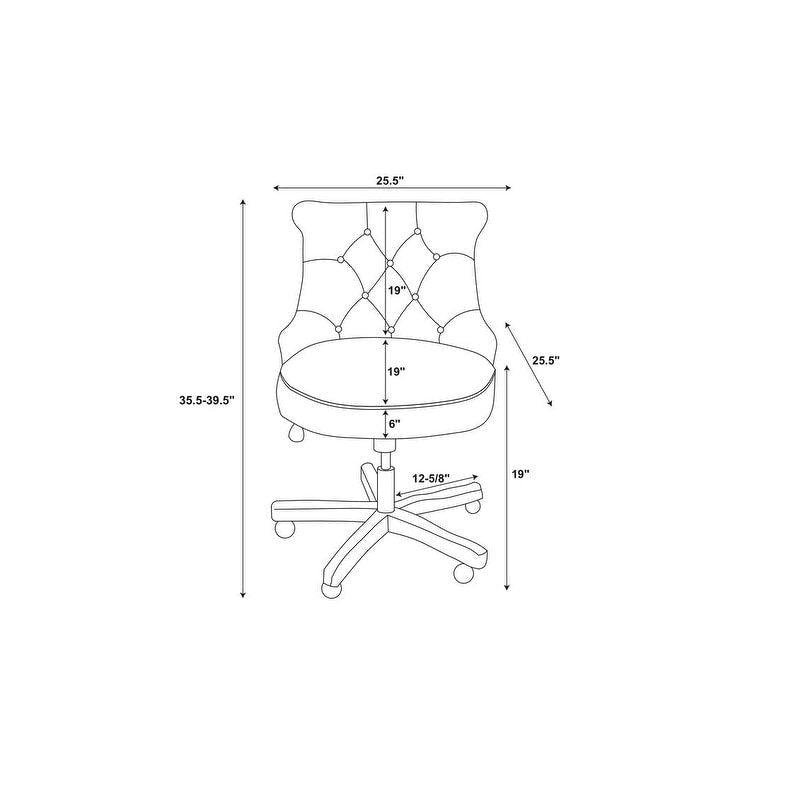 Pamela Office Adjustable Swivel High Back Task Chair