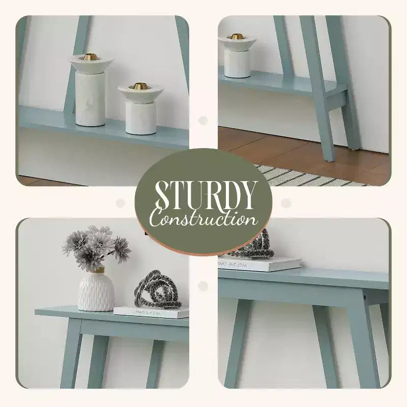 Kings Brand Furniture Console Table - Narrow Sofa Table with Storage Shelf for Hallway, Front Hall, Entryway, Living Room