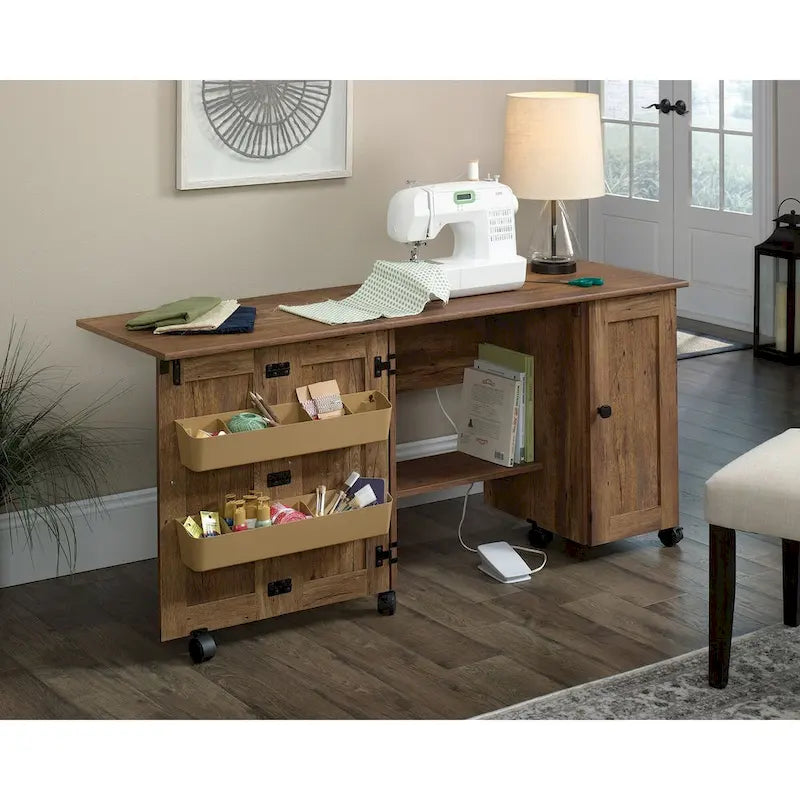 Collection Easy Rolling Sewing and Craft Table/Cart
