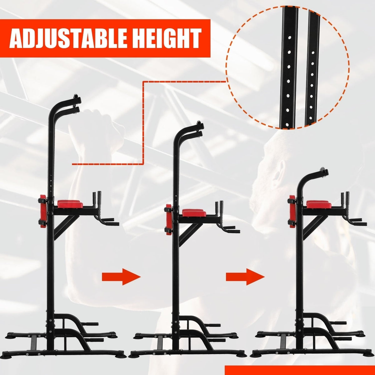 Ainfox Power Tower Multi-Function Home Strength Training Tower
