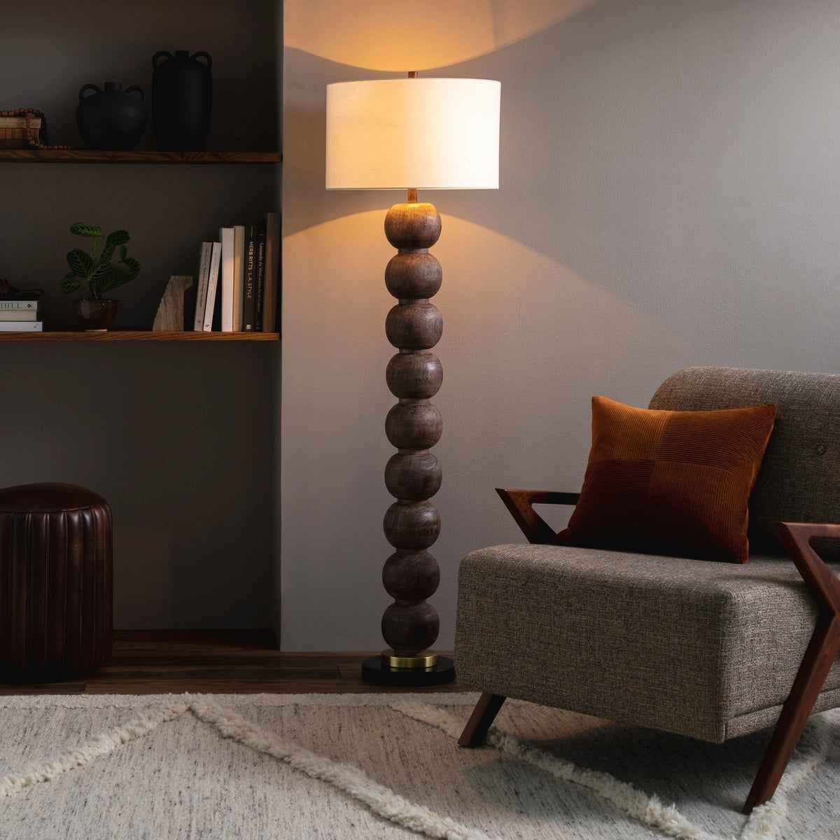 Becke Bubble Transitional Floor Lamp